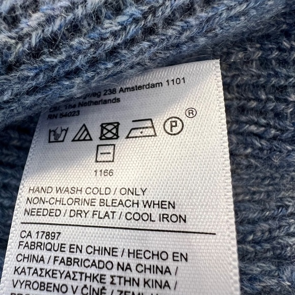 Athleta Ombré Spirit Wool Cashmere Blend Wrap Open Front Cardigan - Picture 11 of 12